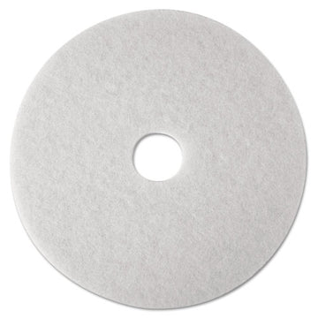 3M™ Low-speed Super Polishing Floor Pads 4100, 21" Diameter, White, 5-carton freeshipping - TVN Wholesale